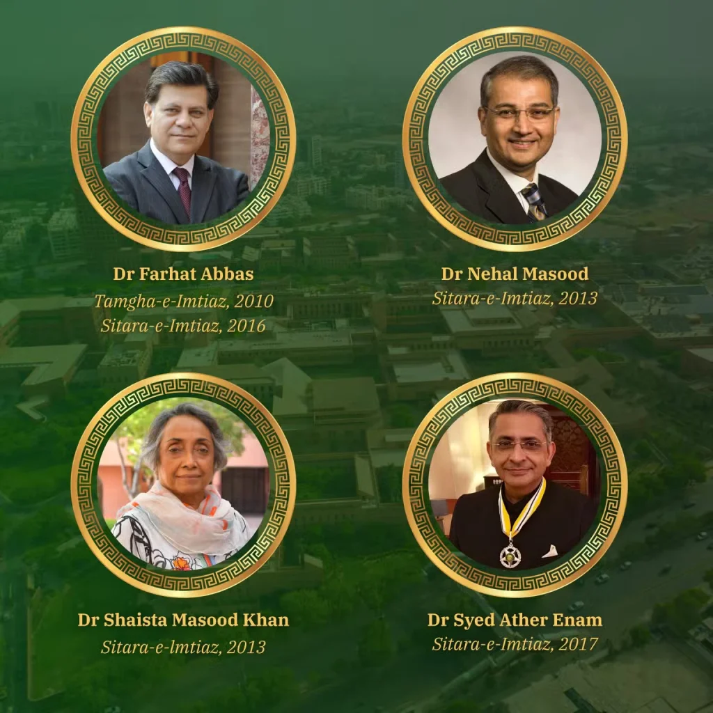 Aga Khan University Celebrates National Pride and Salutes Faculty’s Service to Pakistan KARACHI: On the occasion of Pakistan’s 78th Independence Day, Aga Khan University marked the national celebration with a heartfelt tribute to its faculty and staff who have played a vital role in the country’s progress. The event reflected the University’s long-standing mission to serve the nation through education, healthcare, and social development. Since its inception, Aga Khan University has remained committed to uplifting communities across Pakistan. With the directions of its Chancellors, in 1991 the Government of Pakistan acknowledged the first recognition to the institution just after eight years of its establishment. Over the years, its faculty and staff have collectively earned 31 prestigious civil awards, honouring their exceptional service to the country. The University’s contributions span a wide spectrum: pioneering efforts to combat malnutrition and stunting, advancing healthcare standards, improving educational opportunities, and responding to national crises. It could be earthquakes, floods or an entire pandemic and Aga Khan University was always on the frontline to conduct relief and recovery operations, standing by the people of Pakistan. Speaking on the occasion, the University leadership expressed pride in these achievements and reaffirmed its pledge to continue building a brighter, stronger future for the nation. This Independence Day celebration not only honoured the institution’s legacy but also highlighted its unwavering commitment to Pakistan’s development.