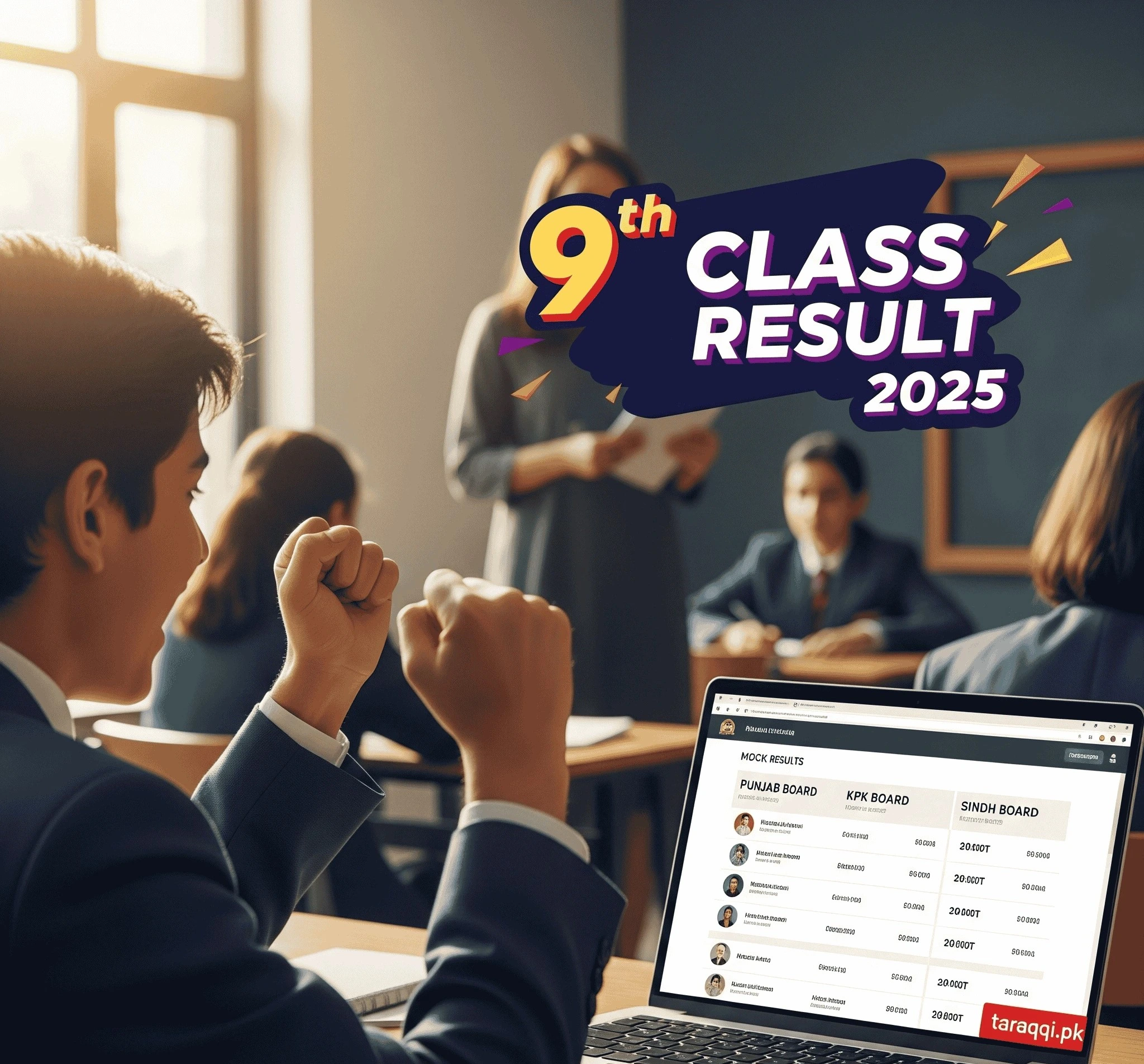 9th class result 2025