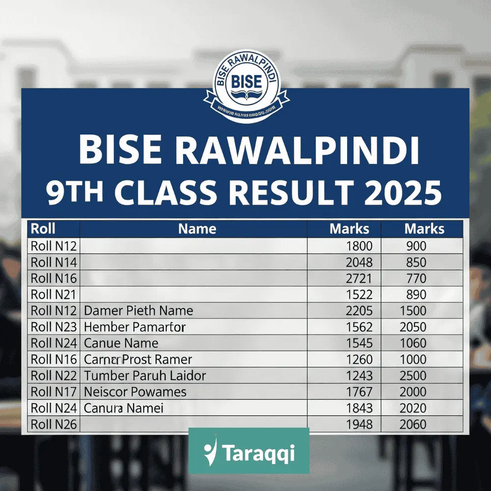 BISE Rawalpindi 9th Class Result