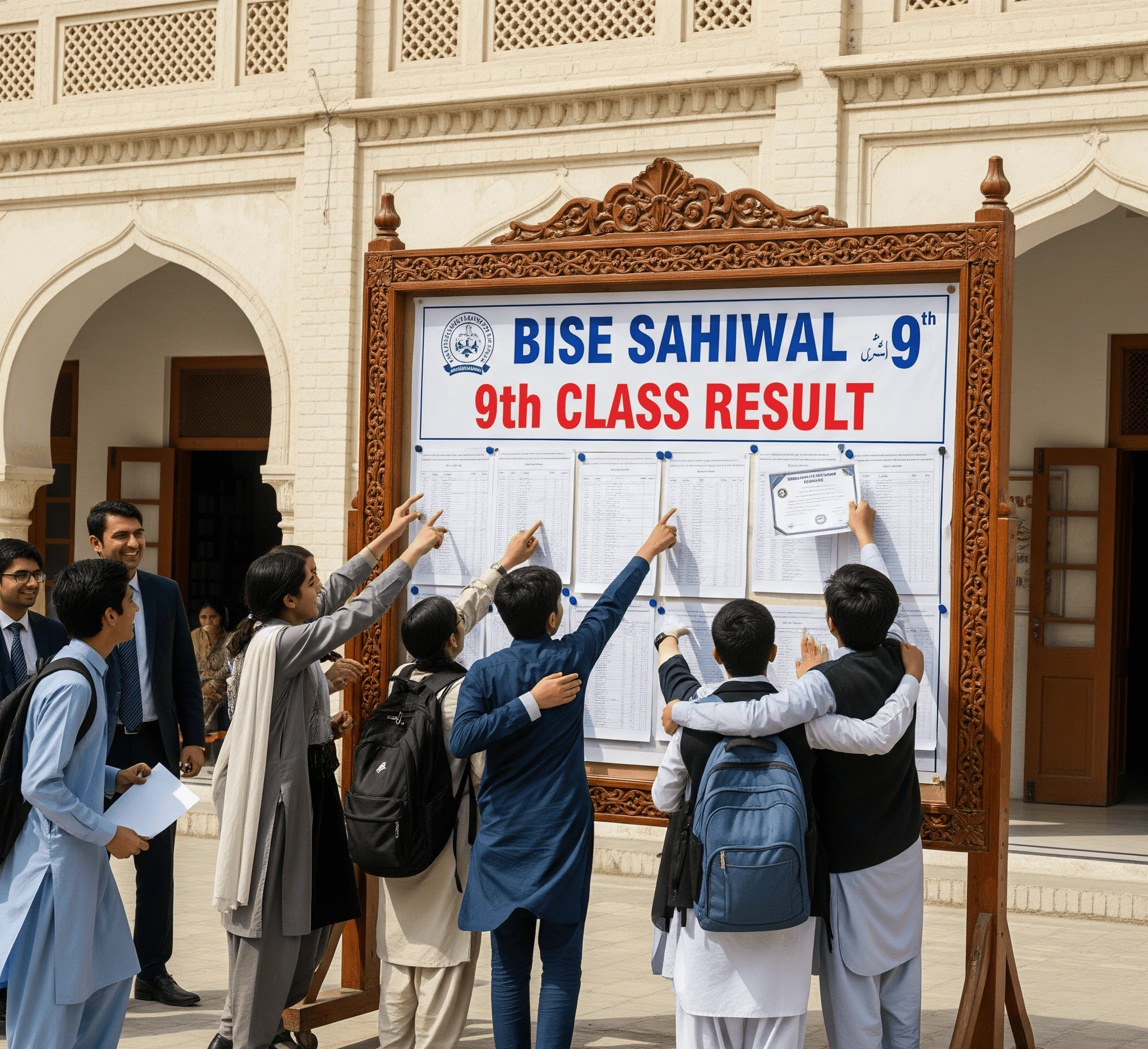 BISE Sahiwal 9th Class Result 2025