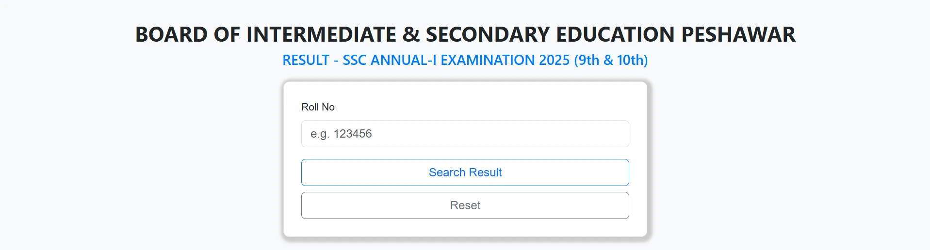 Bise Peshawar 9th result